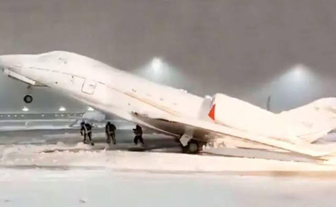 Aviones en Alemania iban a conferencia sobre el cambio climático y la nieve los dejó parados