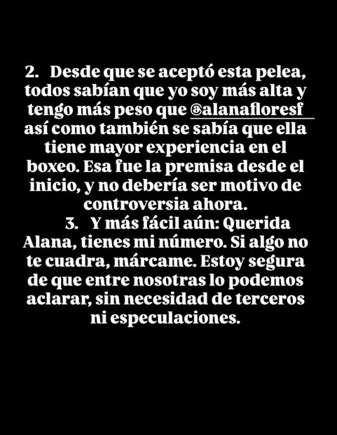 Gala Montes manda mensaje a Alana Flores