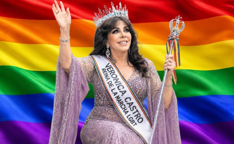 “Yo con mi pueblo”: Verónica Castro será coronada como reina gay en la Marcha LGBT+