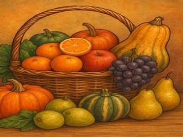 Descubre todas las frutas y verduras que llegan con el mes de octubre