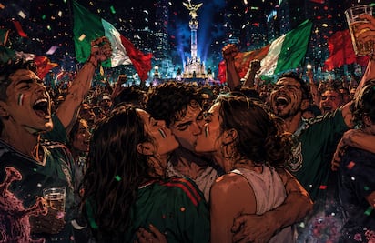 ¿El beso de tres es peligroso? Alertan por riesgos durante los festejos mundialistas