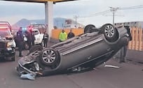 Nieto mata a su propia abuelita por ir a exceso de velocidad, terminó volcado en la México-Puebla