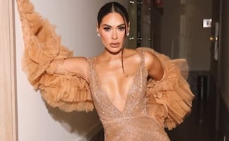Galilea Montijo impacta con sensual vestido que le hace lucir espectacular figura en LCDLFMX4