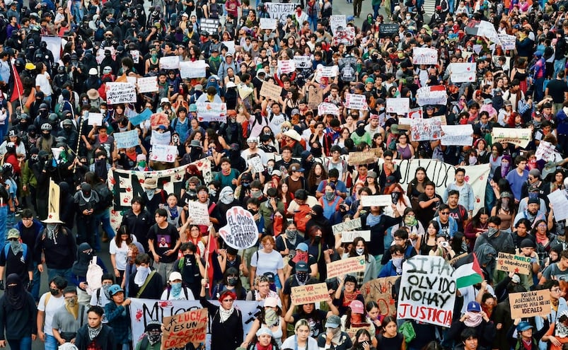¡Buscan justicia! Estudiantes alzan la voz, exigen un alto a la militarización del país