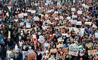 ¡Buscan justicia! Estudiantes alzan la voz, exigen un alto a la militarización del país