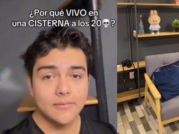 Estudiante se viraliza tras revelar cómo es vivir dentro de una cisterna en la CDMX