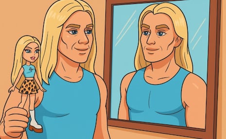 Tiene 55 años y se convirtió en un muñeco Bratz humano