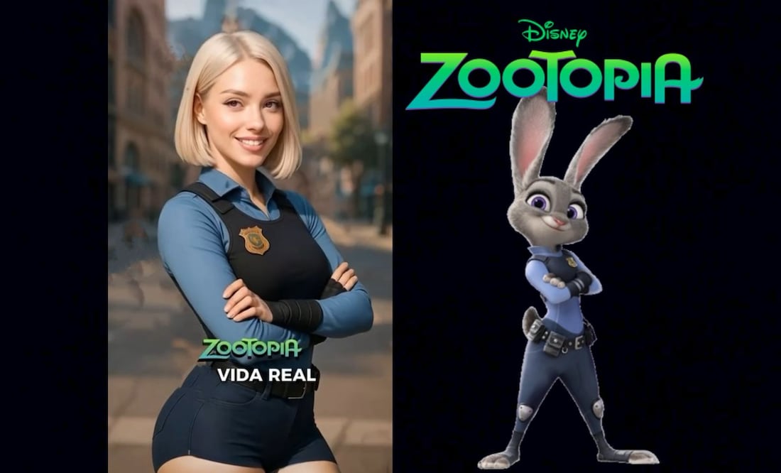 ¿Cómo se verían los personajes de Zootopia si fueran humanos?