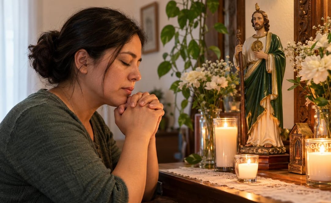 La milagrosa oración a San Judas Tadeo para casos difíciles y desesperados (Foto: Creada con IA)