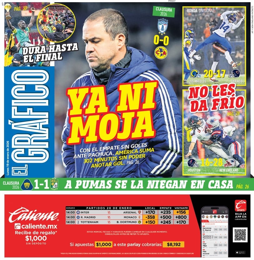 Portada El Gráfico | Lunes 19 de enero de 2026