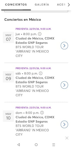 Cambian fecha de la preventa del concierto de BTS en México. Foto: (Redes Sociales)