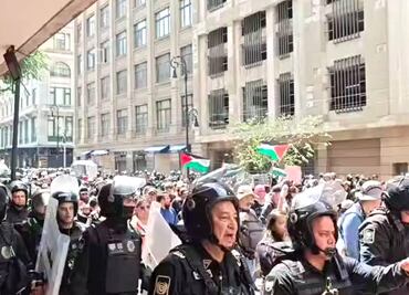 Tercera marcha contra la gentrificación en CDMX con más policías que manifestantes ¿qué pasó?