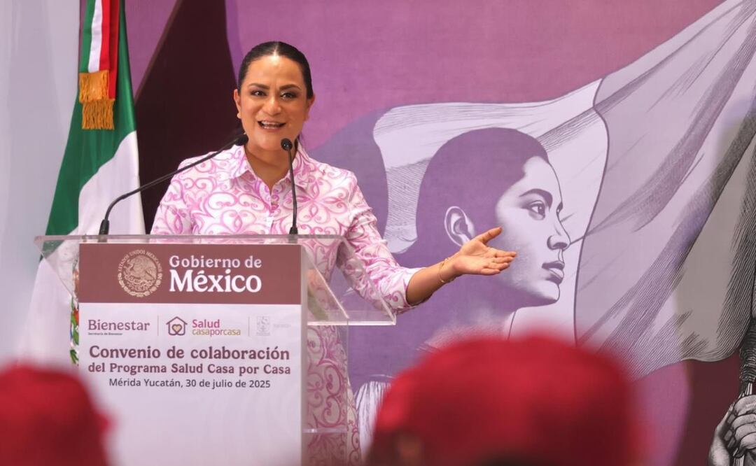 Ariadna Montiel anuncia entrega de 352 millones de pesos para infraestructura en comunidades mayas
Imagen: Secretaría del Bienestar