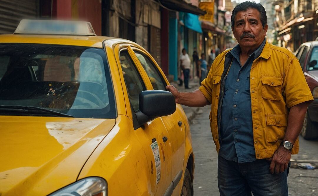 Taxista encuentra 25 mil pesos olvidados en su coche y le cambia la suerte