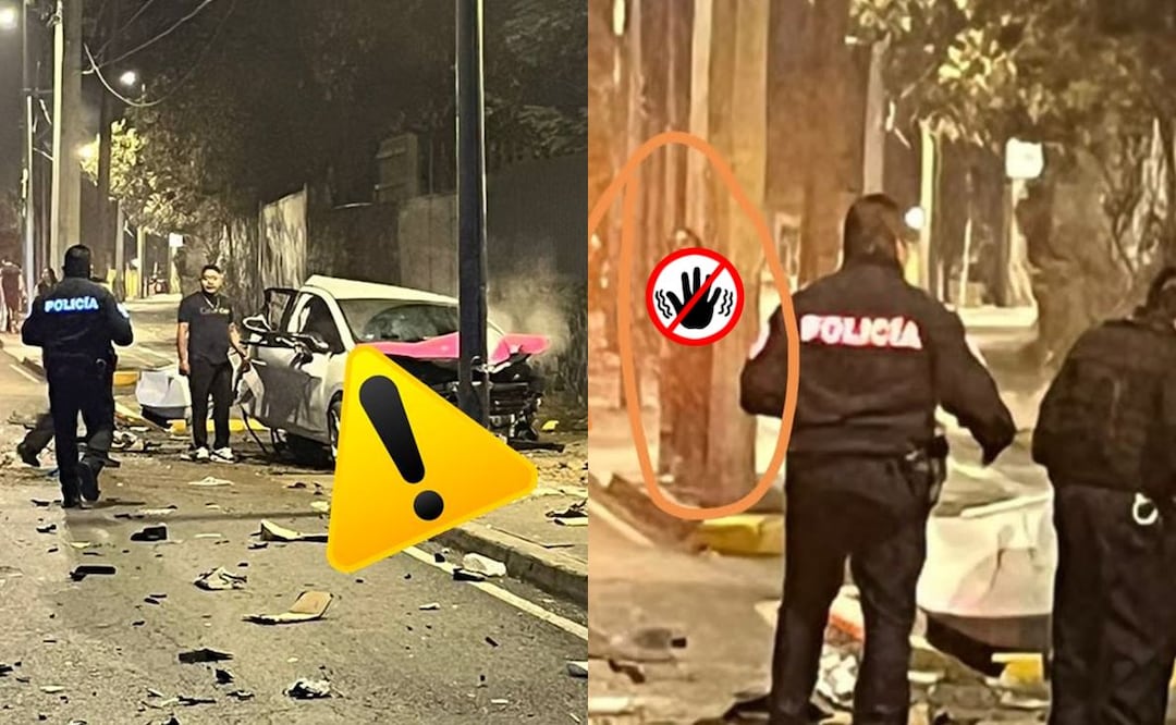 Taxista causa mortal accidente y fotos revelan espeluznante aparición, en CDMX