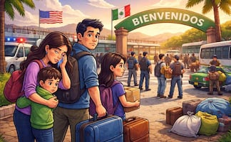 Familias mexicanas abandonan Estados Unidos por temor a redadas y detenciones