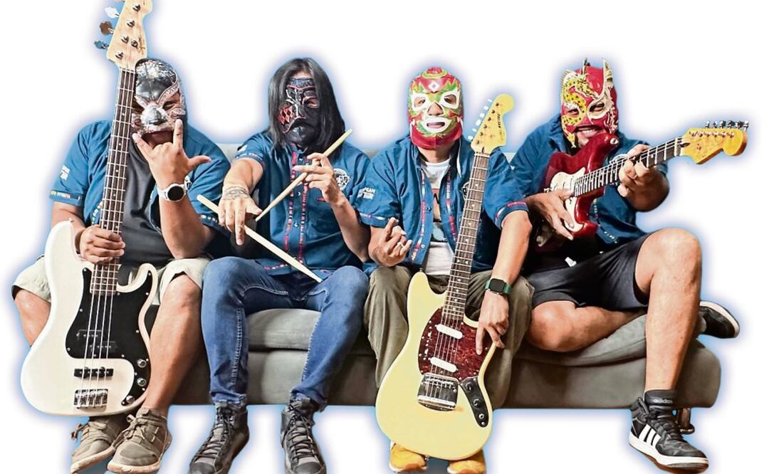 Enmascarados tocan Garage-Surf de alto nivel, conoce a la banda de Azcapo “Los Ruido”