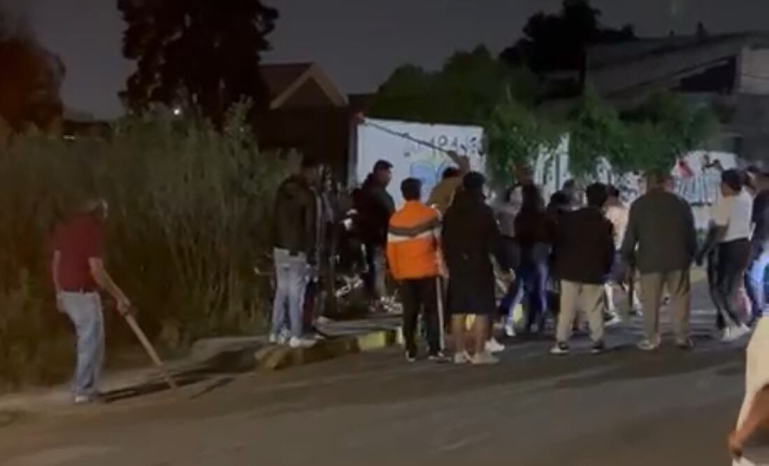 Casi linchados en Jaltenco (Foto: Captura de video)