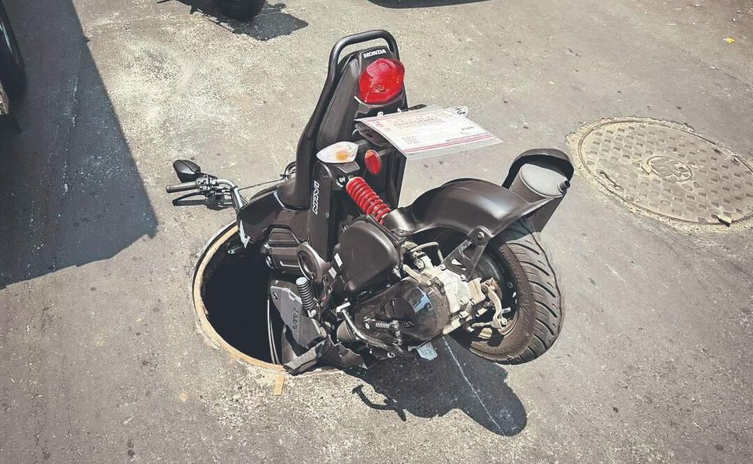 CFE responsable del accidente de un motociclista que salió volando en la Cuauhtémoc