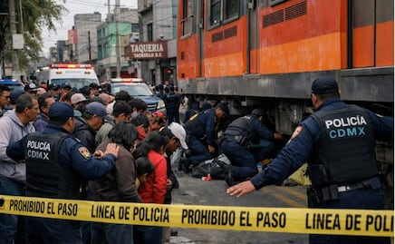 Morro vendedor buscaba la papa y terminó arrollado por el tren en la Gustavo A Madero