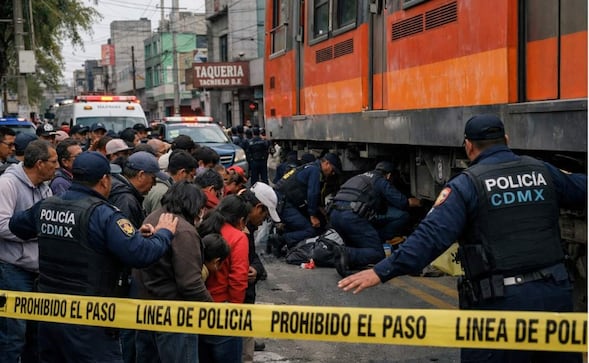 Morro vendedor buscaba la papa y terminó arrollado por el tren en la Gustavo A Madero