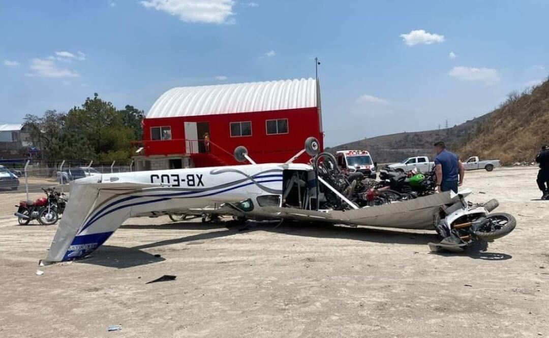 Se desploma avioneta en Atizapán de Zaragoza, Edomex, piloto no contaba con experiencia