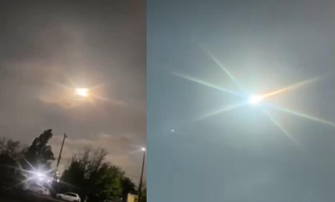 Meteorito en Monterrey. Foto: (Especial)