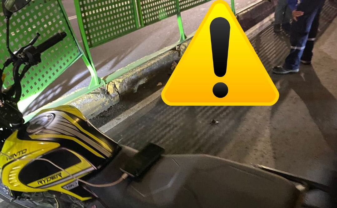 Fot: Especiales (Potro circula en sentido contrario, choca y muere en Xochimilco ¿Portaba casco de seguridad?)