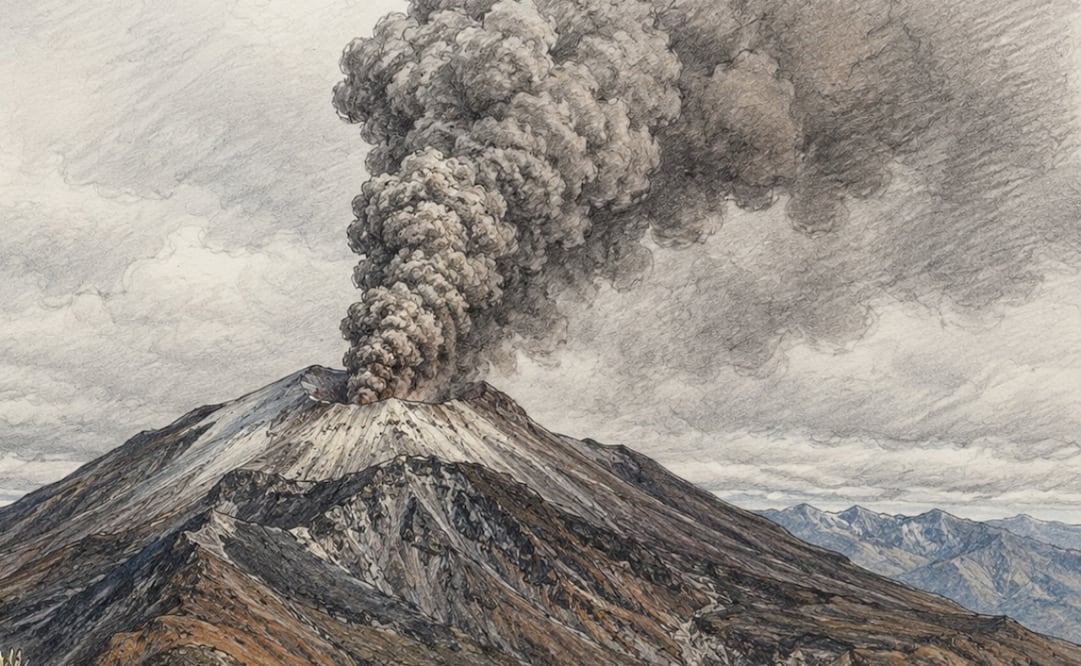 Volcán Puracé. Foto: IA