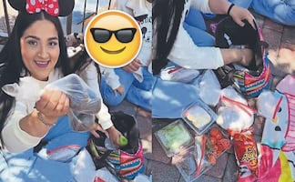 ¡México mágico! Familia se hace viral por preparar tortas de jamón en parque de nieve de EU