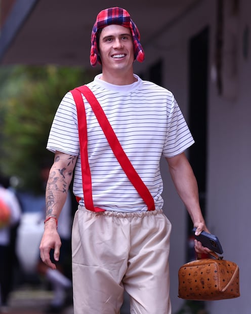 Diego Campillo disfrazado de "EL Chavo del 8"
Foto: Redes Sociales