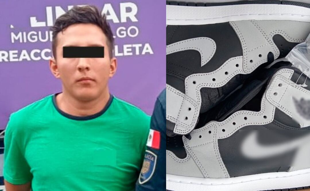 Joven roba tenis a doñita y es detenido metros más adelante, en la CDMX