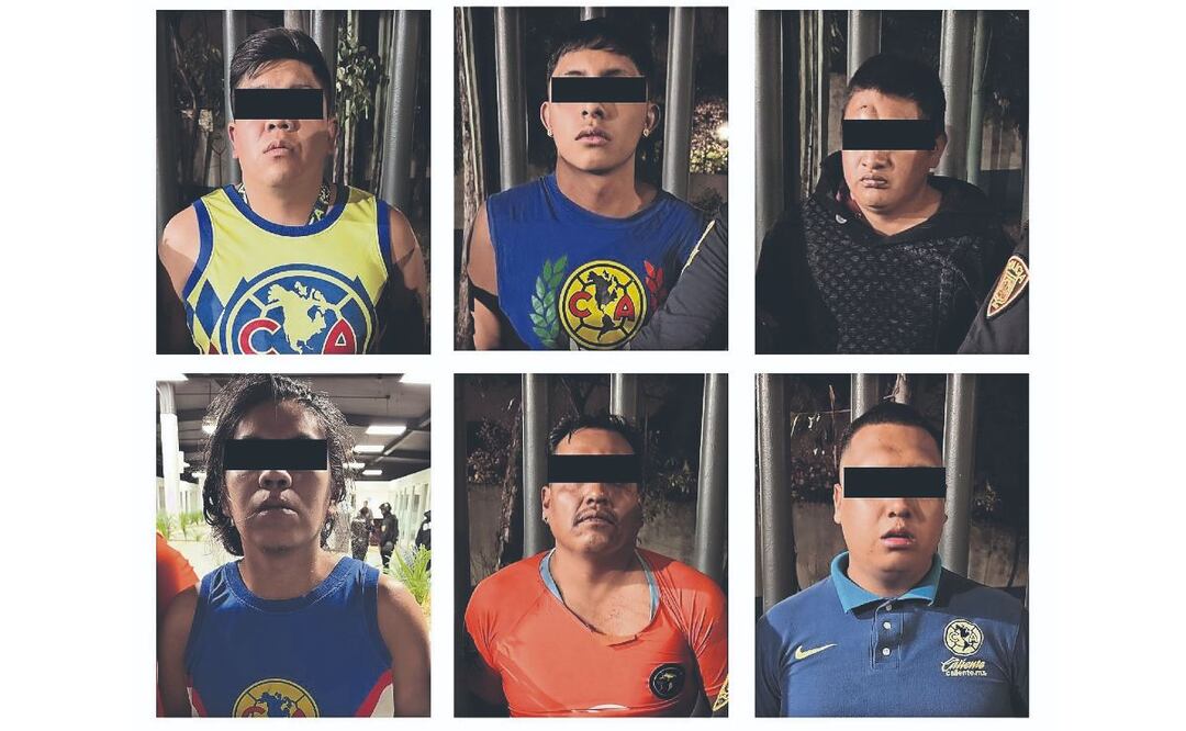 Americanistas detenidos por robo (Foto: Especial)