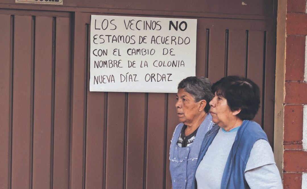 Vecinos de la colonia Díaz Ordaz rechazan el cambio a Estudiantes de 1968