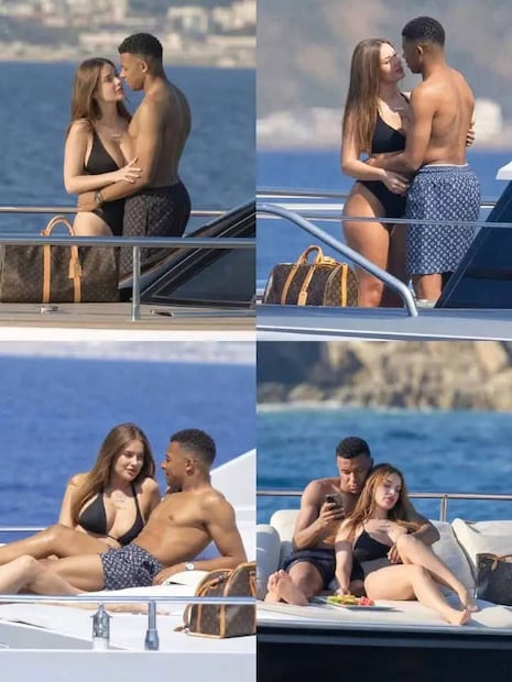Ester Expósito y Kylian Mbappé de vacaciones (Vía: X)