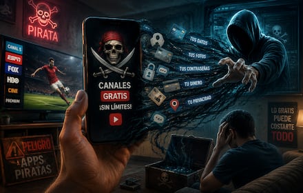 Apps piratas para ver canales gratis esconderían una trampa, expertos alertan por robo de datos