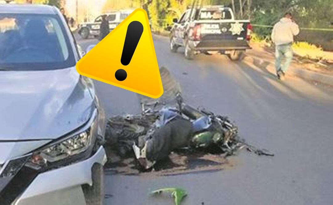 Chavo en moto ya no llegó a la prepa, murió al ser embestido por uno y atropellado por otro