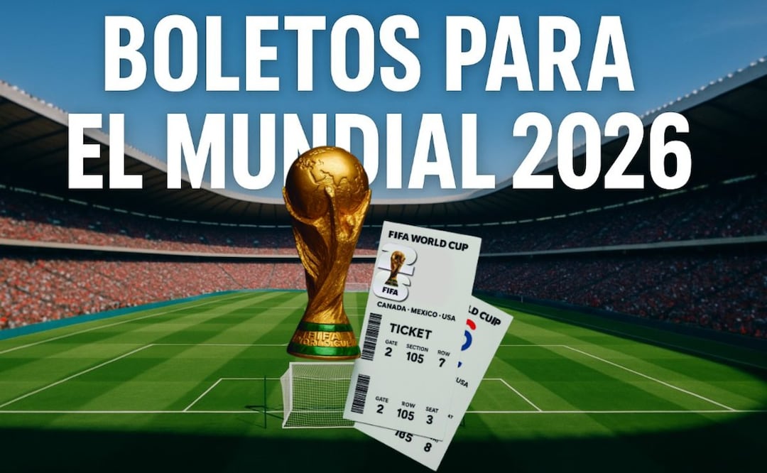 Boletos para el Mundial 2026. Foto: (IA)