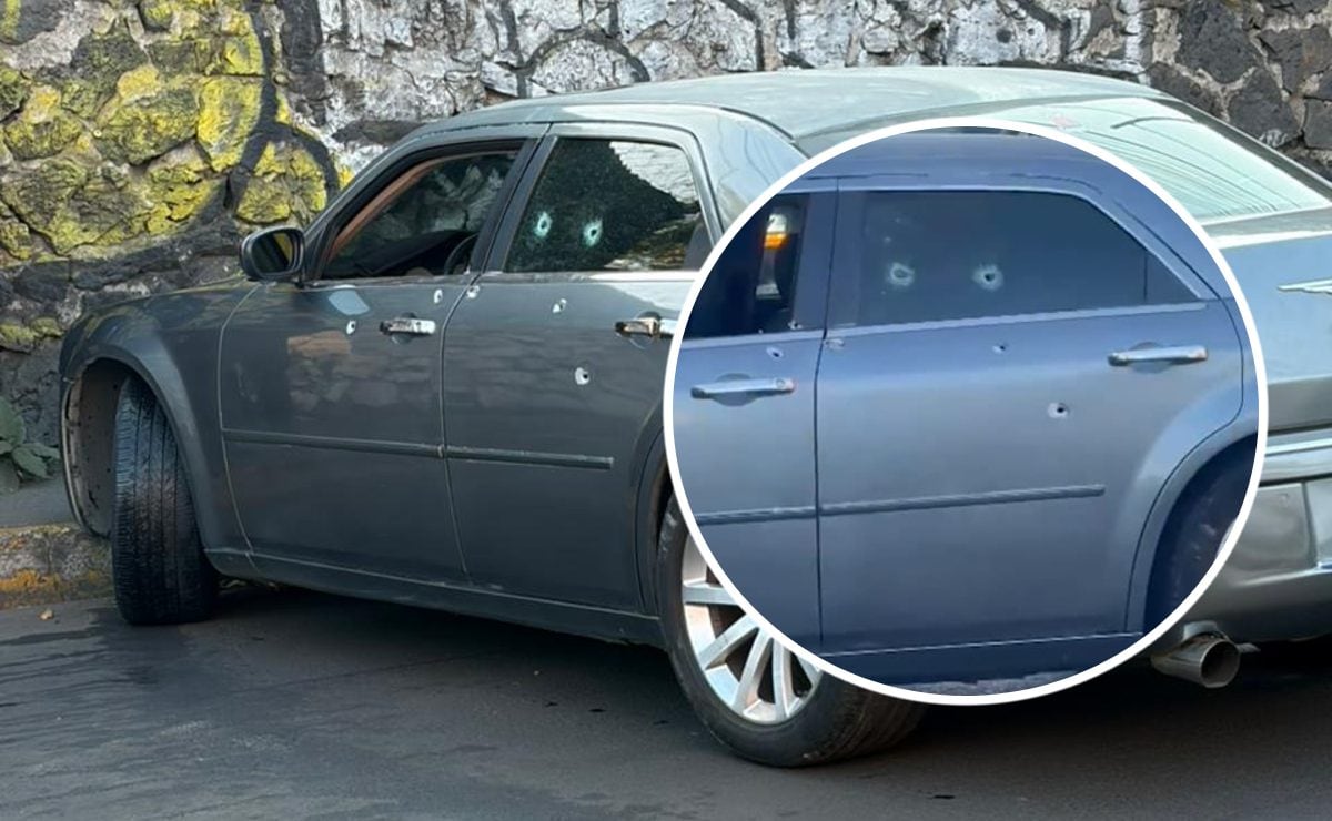 Hallan auto de lujo con impactos de bala y sangre en calles de Tlalpan