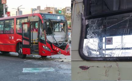 Accidente en la colonia Doctores: Metrobús choca contra RTP y deja una mujer herida