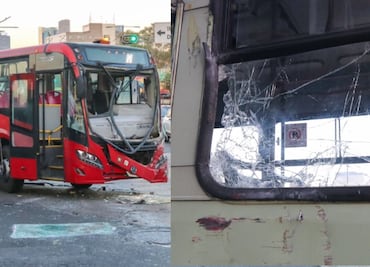 Accidente en la colonia Doctores: Metrobús choca contra RTP y deja una mujer herida