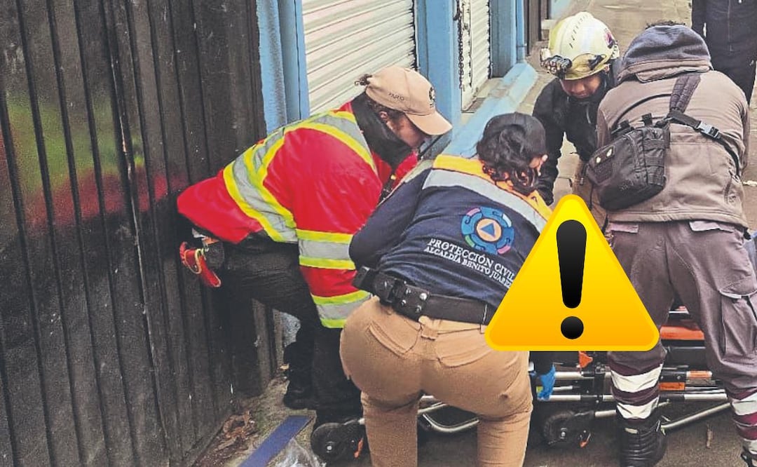 Foto: Juan Martínez (Caen 20 metros desde una azotea en Narvarte: Padre e hijo se precipitan mientras hacían mantenimiento)