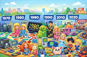 ¿Cuál marcó tu infancia? Los juguetes más vendidos de cada década 