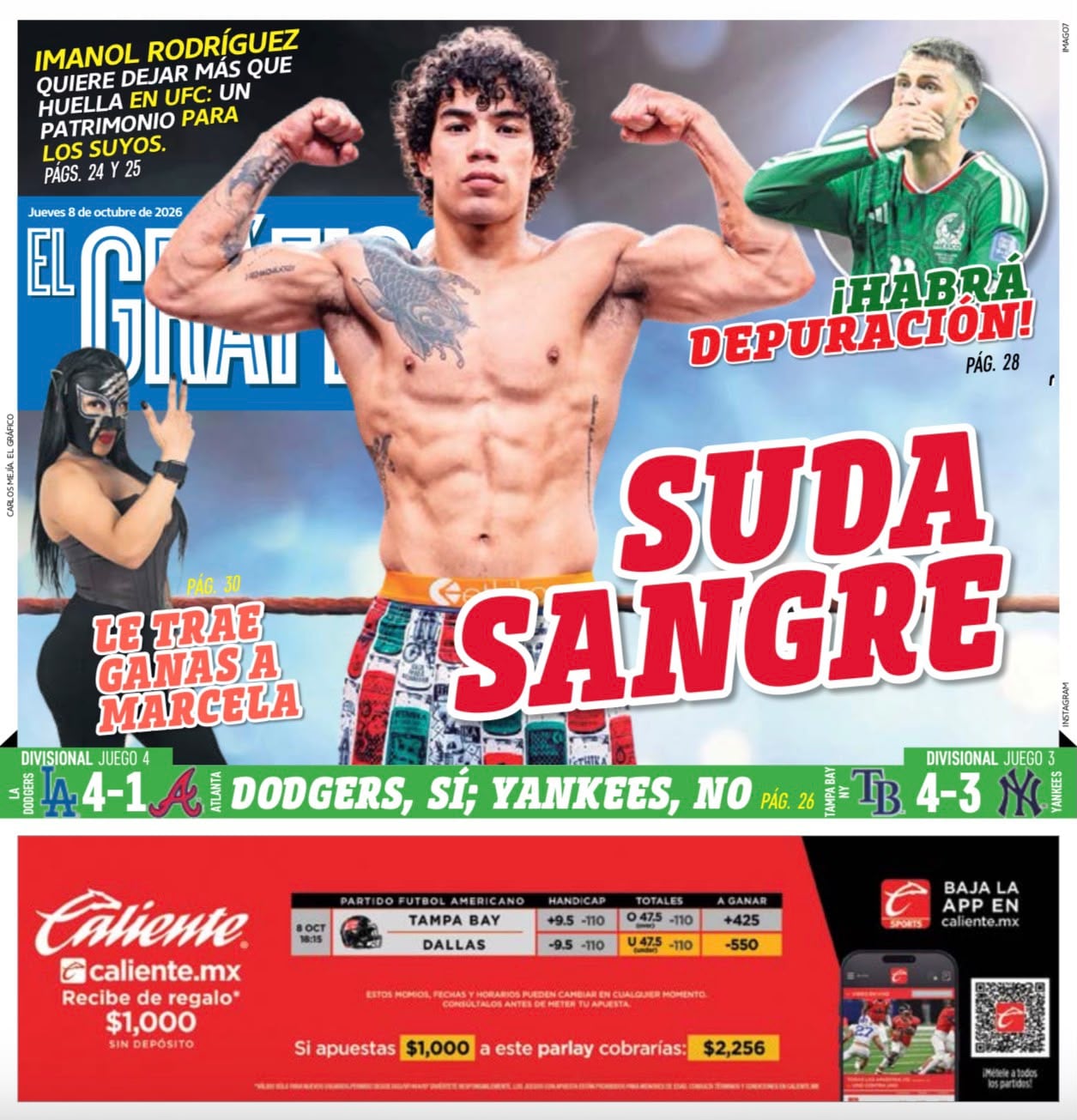 Portada El Gráfico | Jueves 8 de Octubre de 2026