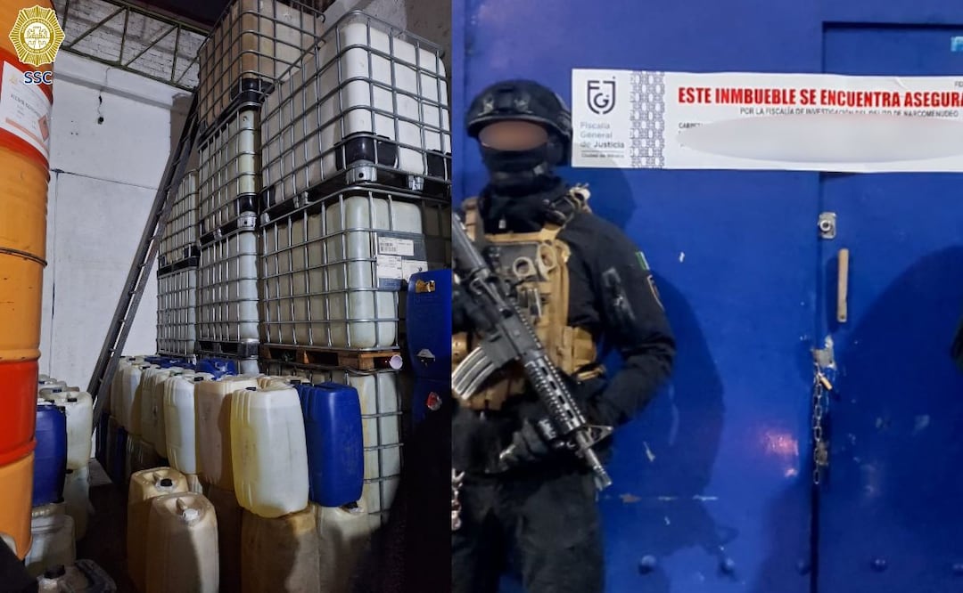 Aseguran más de 15 mil litros de huachicol en inmueble de la Gustavo A Madero