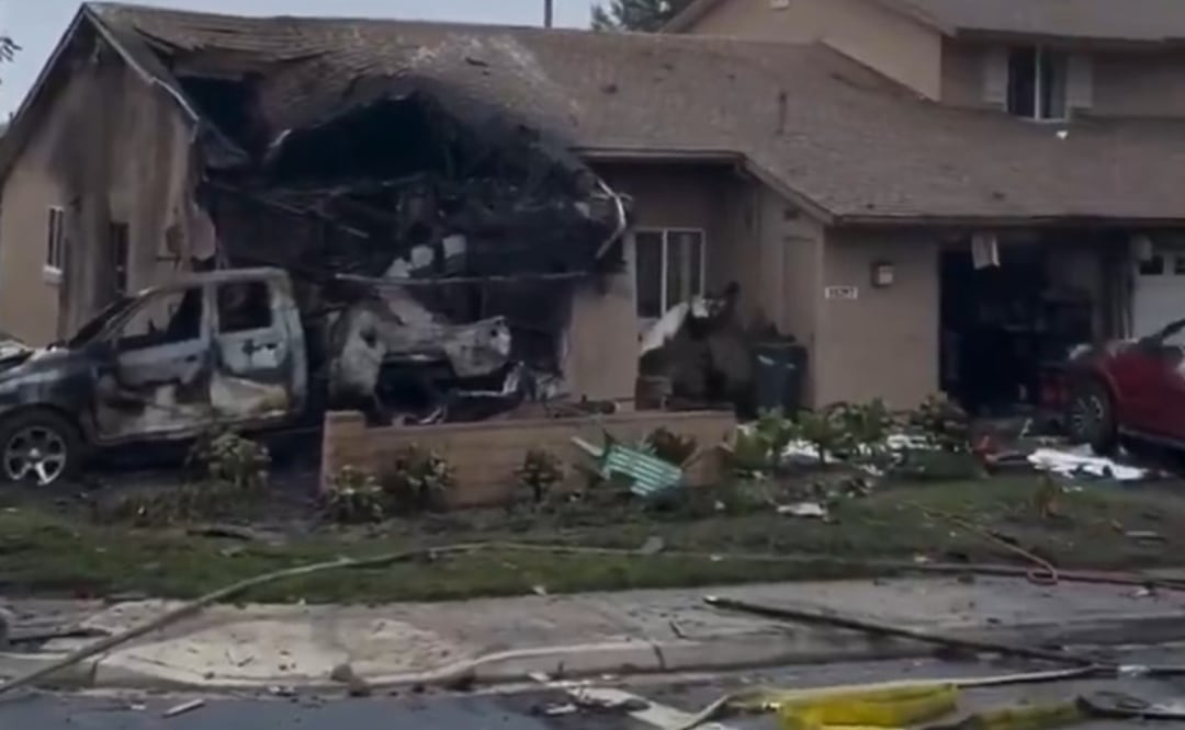 Se desploma avioneta en San Diego, California. Foto: (Especial)