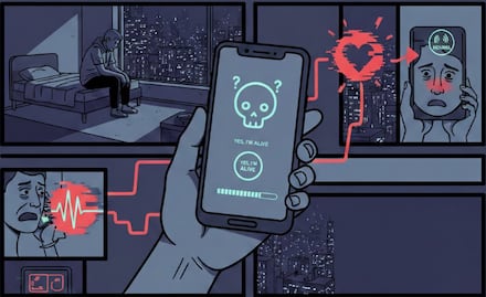 ¡INCREÍBLE! Crean app que alerta si mueres y nadie lo nota