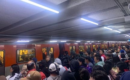 Metro CDMX: Activan avance lento por la presencia de lluvia durante esta tarde