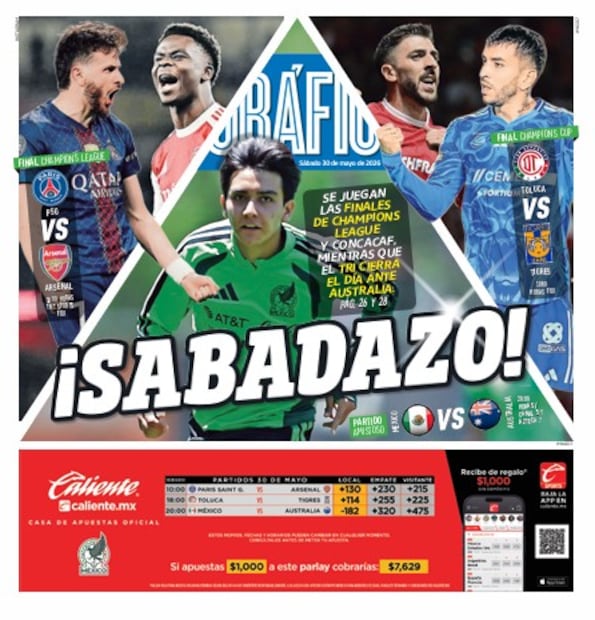 Portada El Gráfico | SÁBADO 30 de Mayo de 2026