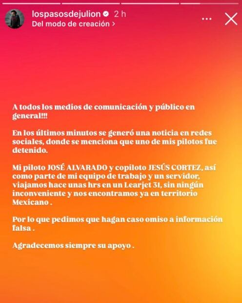 ¿Piloto de Julión Álvarez trabaja para la delincuencia? lo señalan de ser toda una fichita. Foto: (Especial)